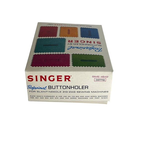 Singer Professional Buttonholer For Slant-Needle Zig-Zag Sewing Machines SIMS 46 - Picture 2 of 5